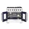 Forno Capriasca 36In. Freestanding French Door Gas Range FFSGS6460-36 - alternate 4